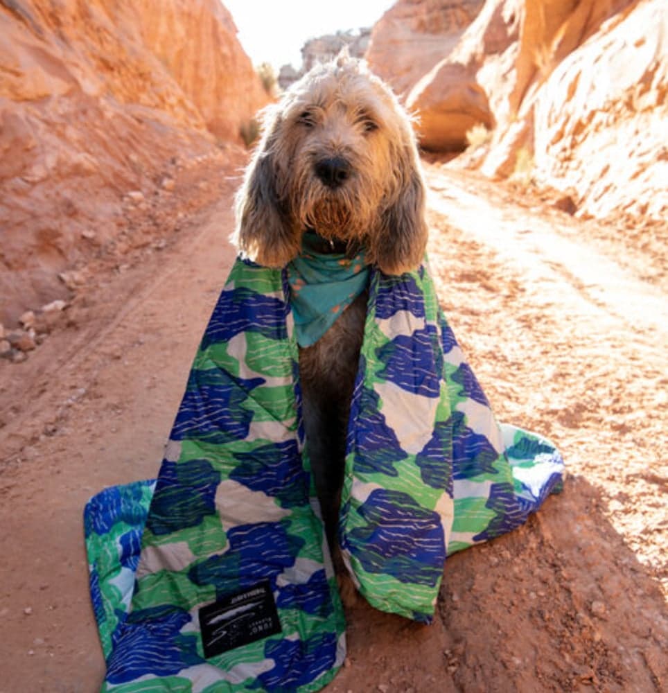 Juno Blanket Deep Pacific, view: 2