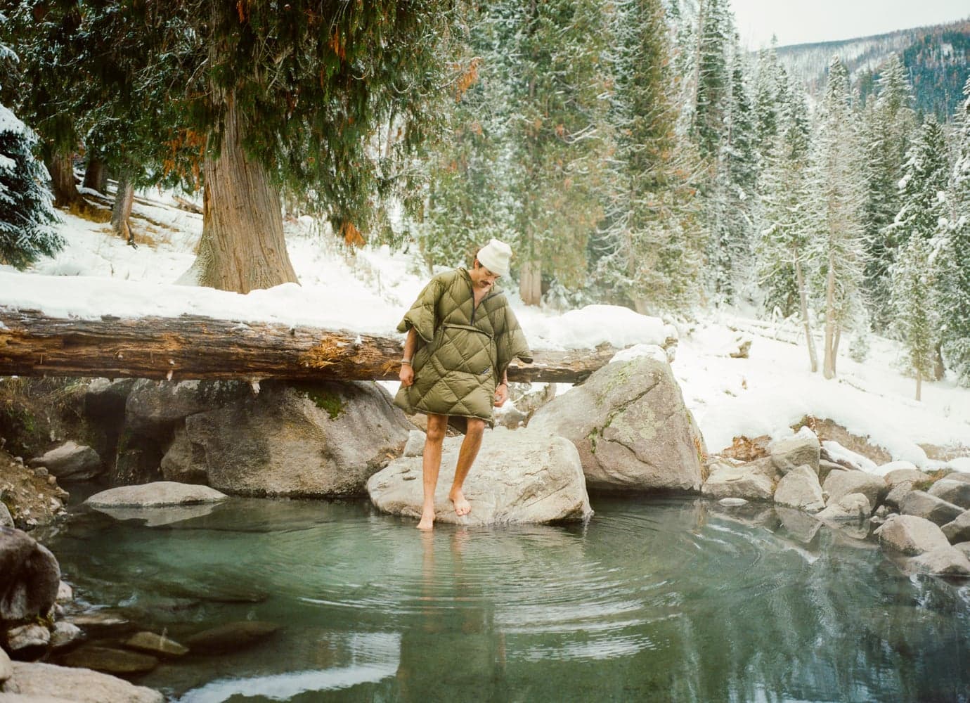 Honcho Poncho Down Dark Olive, view: 3