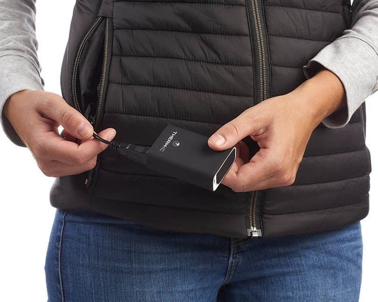 Therm-Ic M's Power Vest Heat Boost Svart, view: 5