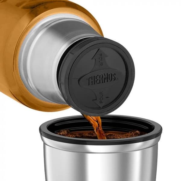 Ståltermos King 0,5 l Gold, view: 1