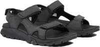 Mens Lincoln Peak 2 Strap Sandal Jet Black - view: 1
