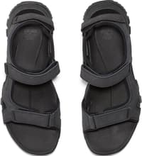 Mens Lincoln Peak 2 Strap Sandal Jet Black - view: 3