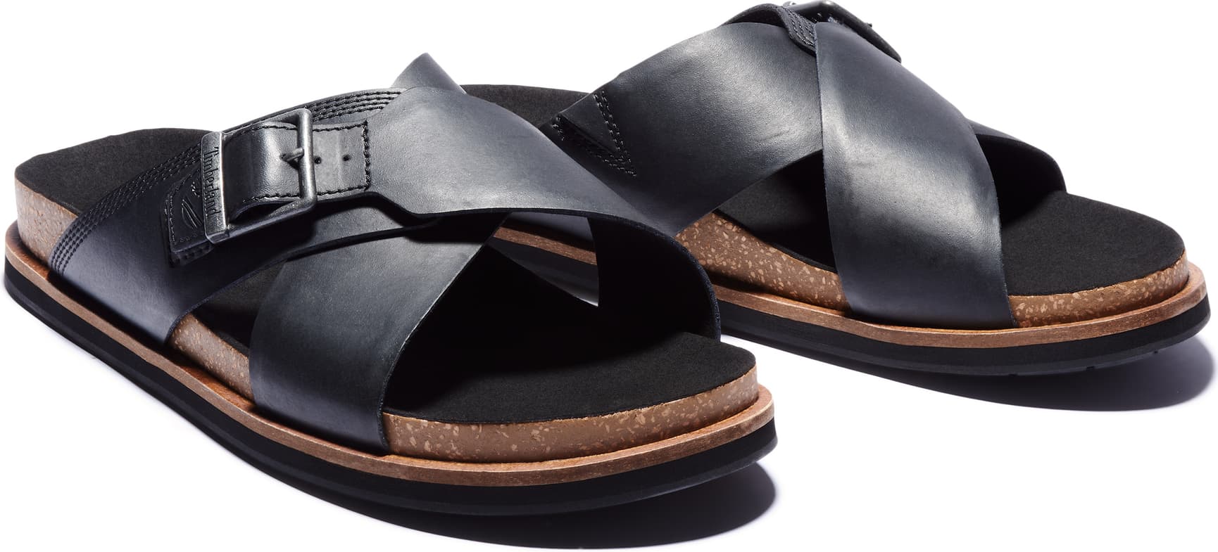 Mens Amalfi Vibes Cross Strap Sandal Jet Black, view: 2