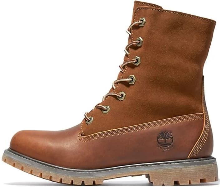 W's Authentics Teddy Fleece WP Fold-Down Dark Brown, view: 6