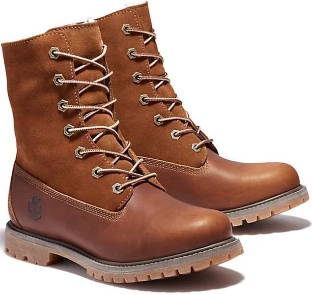 W's Authentics Teddy Fleece WP Fold-Down Dark Brown, view: 4