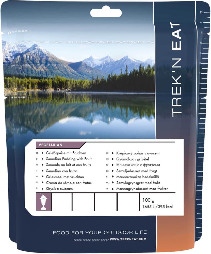 Trek 'N Eat Semolina Pudding with Fruits, view: 0