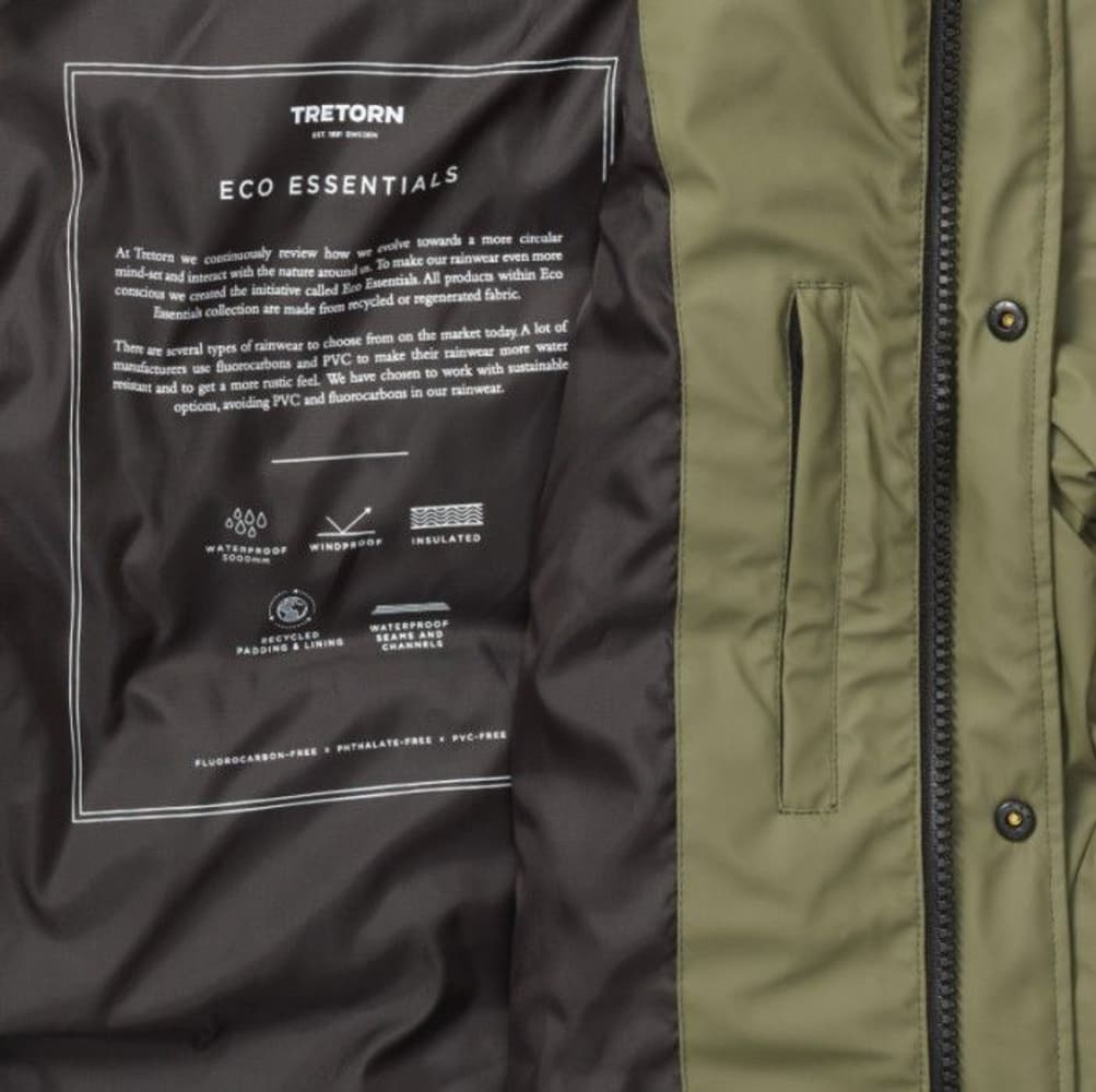 Unisex Baffle Jacket Field Green, view: 2