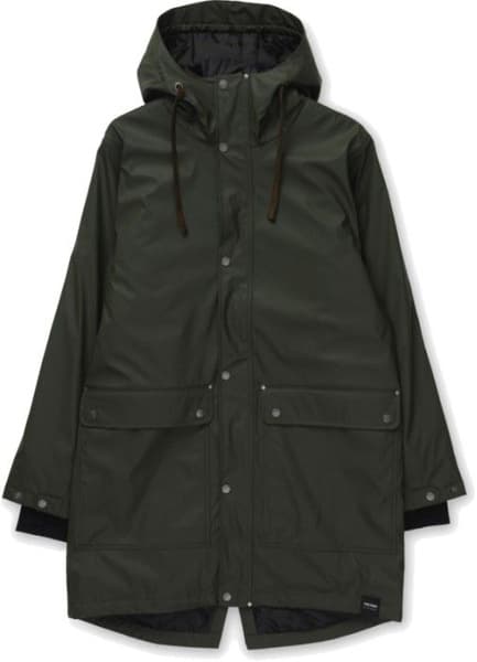 M's Padded Raincoat Forest Green, view: 0