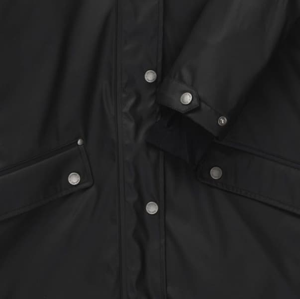 W's Padded Raincoat Black, view: 2