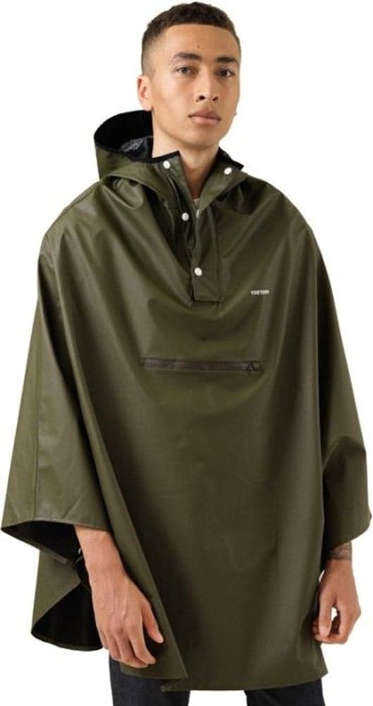 PU Light Rainponcho Forest Green, view: 2