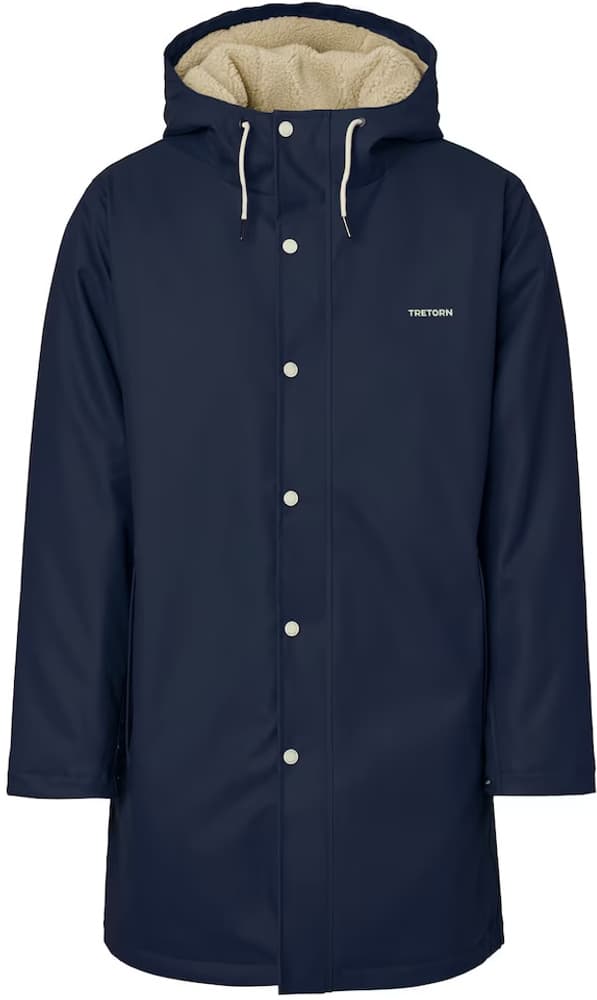 Wings Pile Rain Coat Unisex Navy Blaze, view: 0