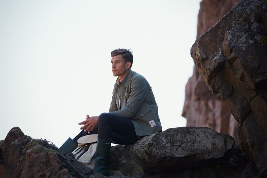 M's Sarek Shirt Jacket Field Green, view: 2