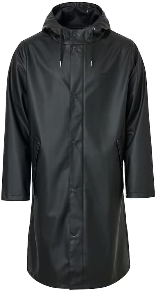 Wings Long Rain Jacket Jet Black, view: 0