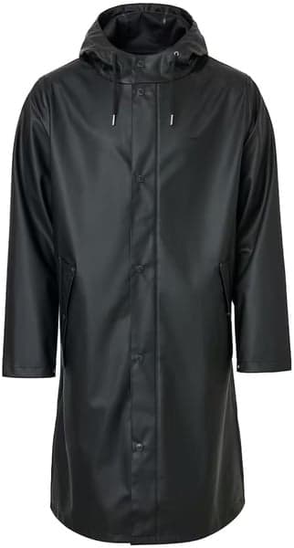 Wings Long Rain Jacket Jet Black, view: 0