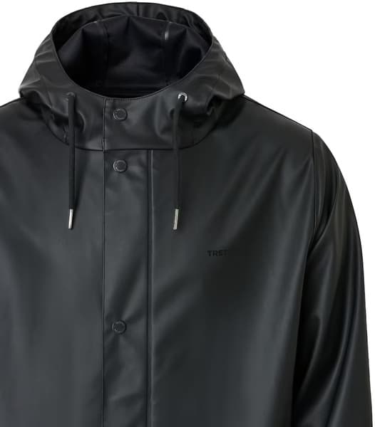 Wings Long Rain Jacket Jet Black, view: 2