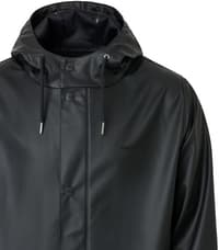 Wings Long Rain Jacket Jet Black - view: 2