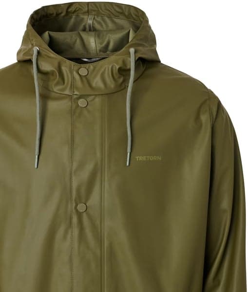 Wings Long Rain Jacket Olive Night, view: 2