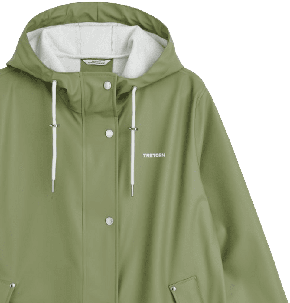 W's Wings A-Shape Rain Coat Oil Green, view: 2