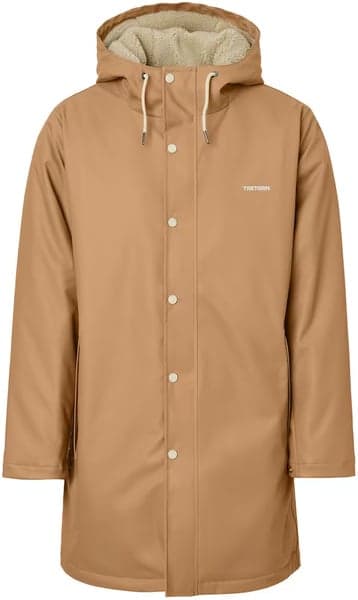 Wings Pile Rain Coat Unisex Khaki Beige, view: 0
