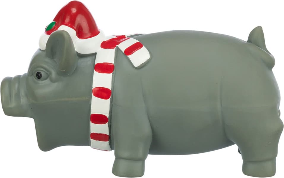 Xmas Pig Latex 16 cm, view: 1