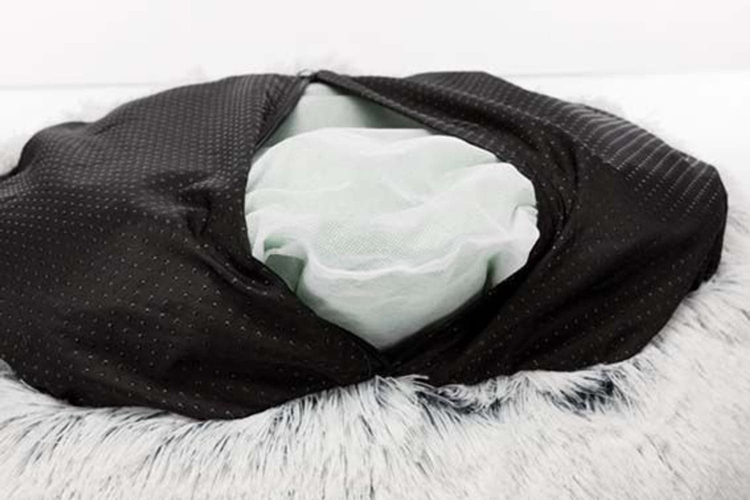 Harvey Seng Ø50 cm Hvit/Svart, view: 4