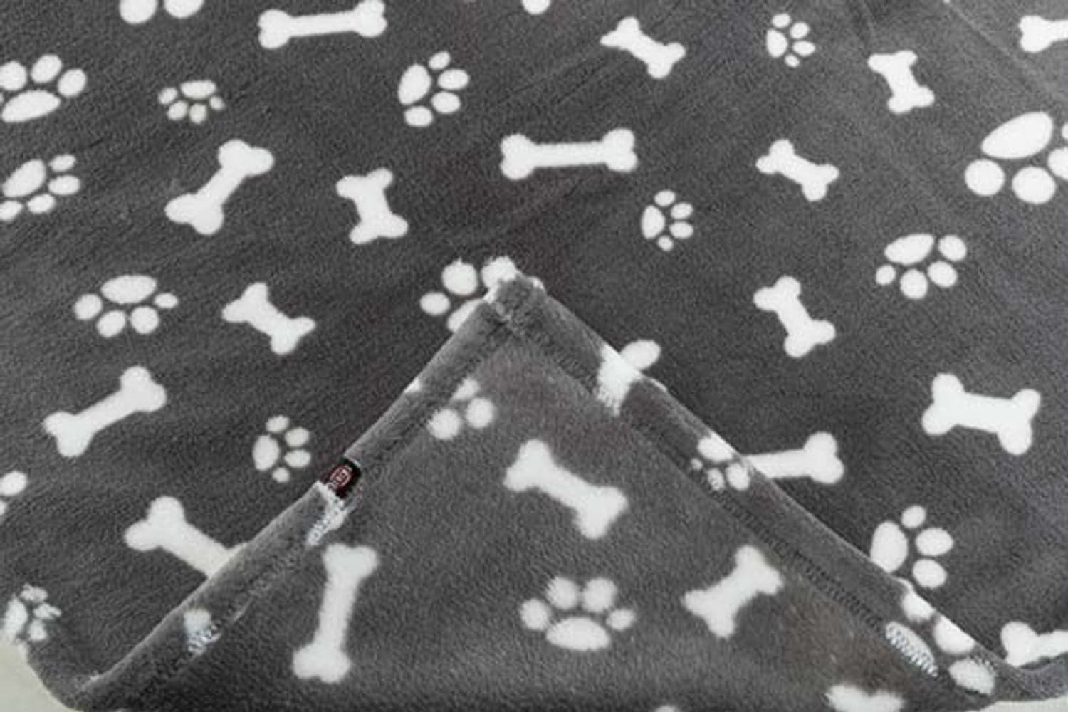 Kenny plysjteppe 75x50 cm Grå, view: 1