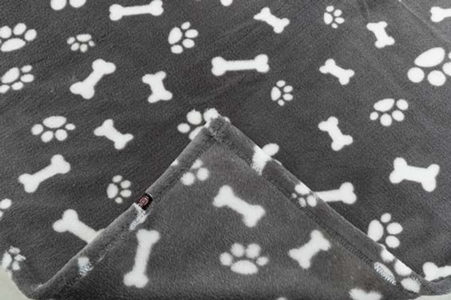 Kenny plysjteppe 75x50 cm Grå, view: 1