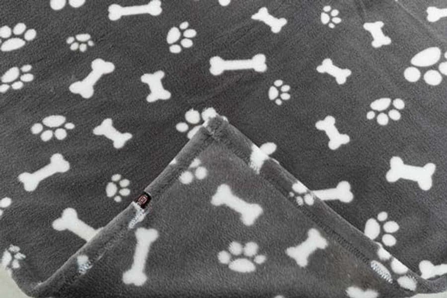 Kenny plysjteppe 100x75 cm Grå, view: 1