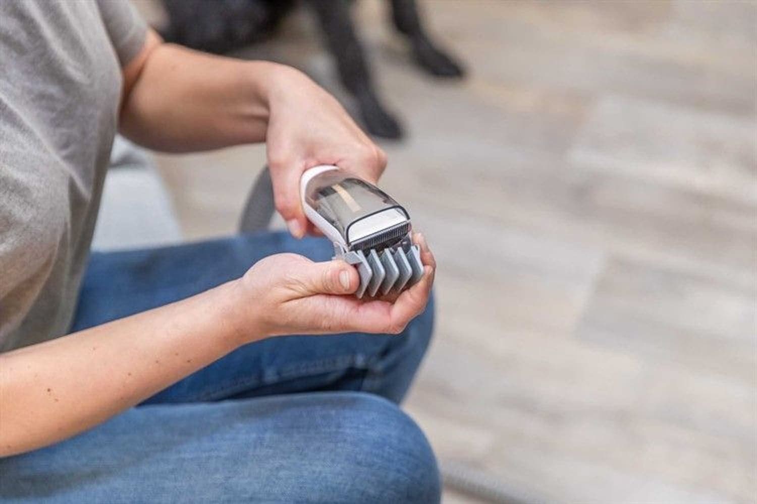 Klippesett med pelsstøvsuger 2 L 600W, view: 1