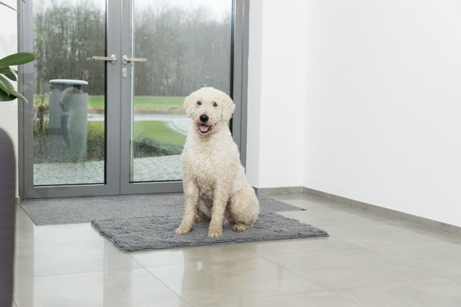 Smussabsorberende Matte 60 × 50 cm Grå, view: 3