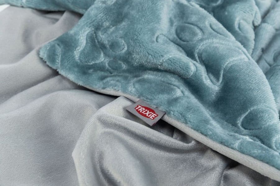 Barry Filt Soft Plysch 150 x 100 cm Blå/Grå, view: 2