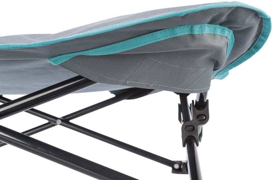 Campingseng 69x20x69 cm Mørk grå/Petrol, view: 5