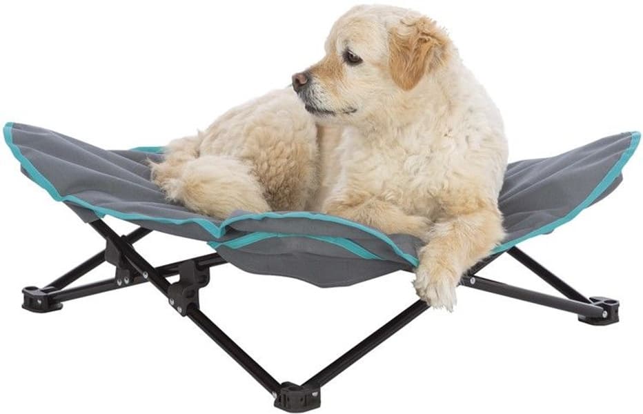 Campingseng 69x20x69 cm Mørk grå/Petrol, view: 2