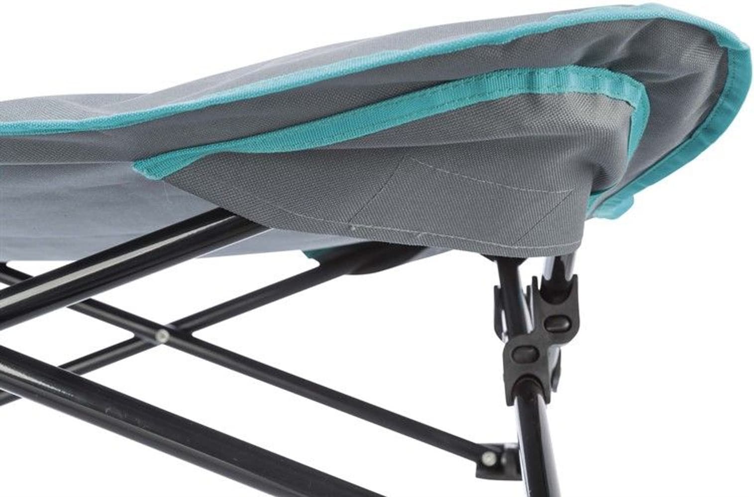 Campingseng 88x32x88 cm Mørk grå/Petrol, view: 4