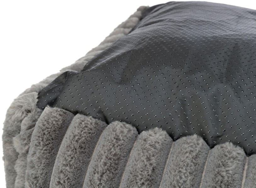 Lonni hundeseng Manchester Plysch 80 x 60 cm Grå, view: 4