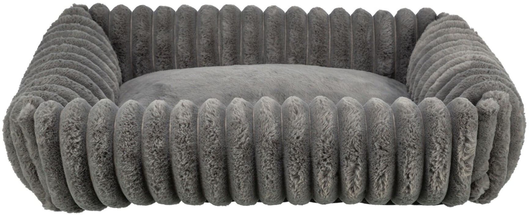 Lonni hundeseng Manchester Plysch 100 x 70 cm Grå, view: 0