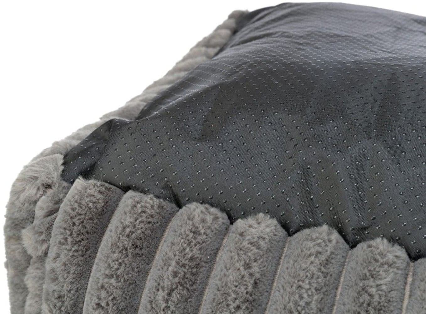 Lonni hundeseng Manchester Plysch 100 x 70 cm Grå, view: 4