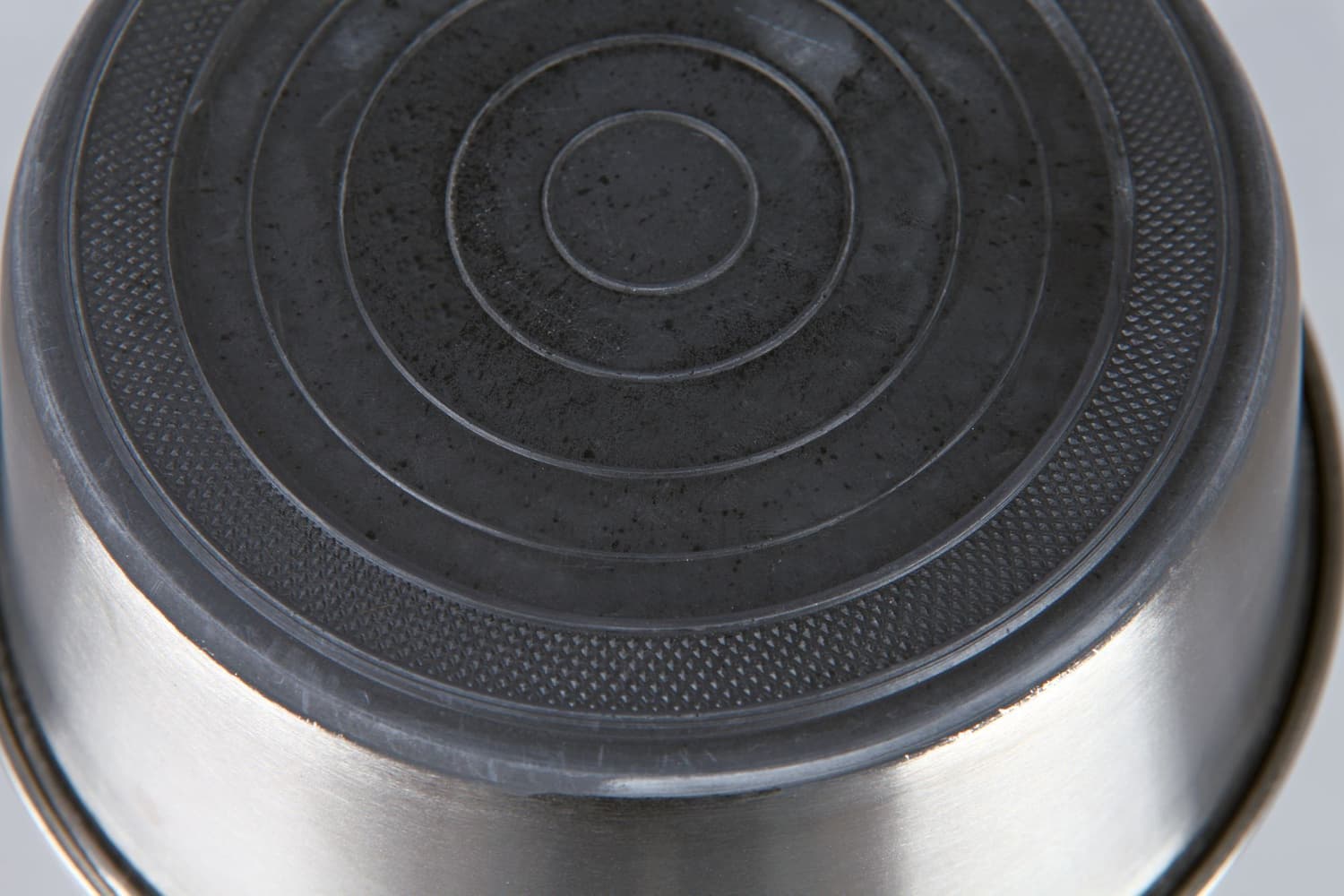 matskål Rustfri Gummi Antiskli 1 L 17 cm, view: 1