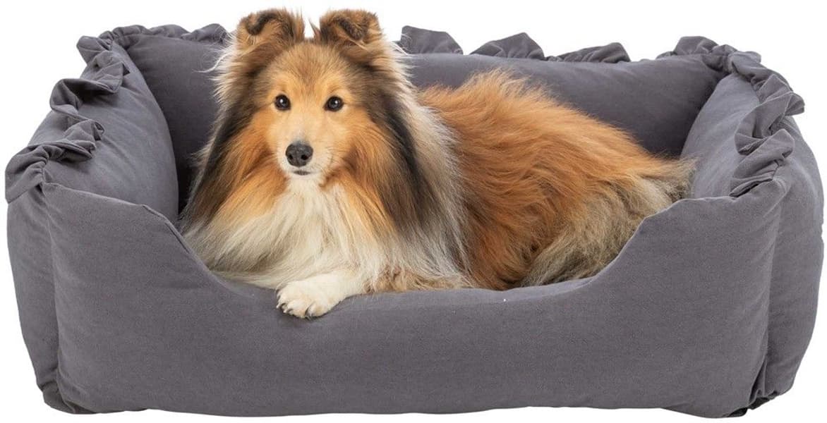 Amelie hundeseng Rektangulær 80x60 cm Mørkegrå, view: 1
