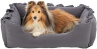 Amelie hundeseng Rektangulær 80x60 cm Mørkegrå - view: 1