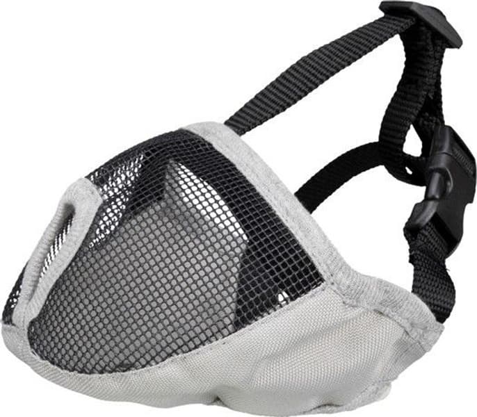 Munnkurv For Kortneset Hund Polyester M: 27 cm Grå, view: 0