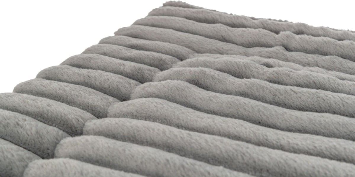 Lonni liggeteppe Manchester Plysch 130 x 90 cm Grå, view: 2