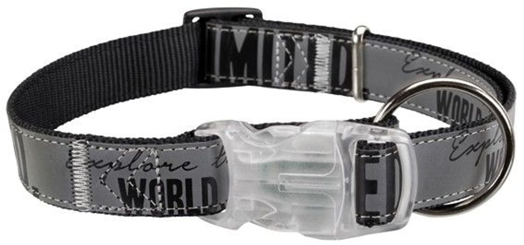 Explore Halsband Med Flasher M-L: 35-55 cm/20 mm Svart/Reflex, view: 0