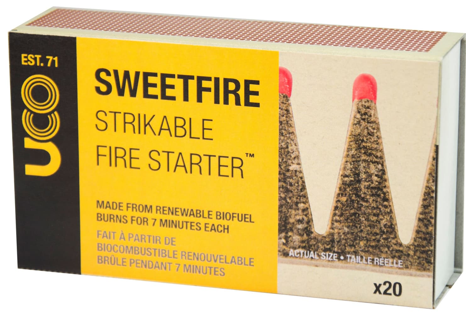 SweetFire Strikeable Fire Starter 20-pack, view: 0