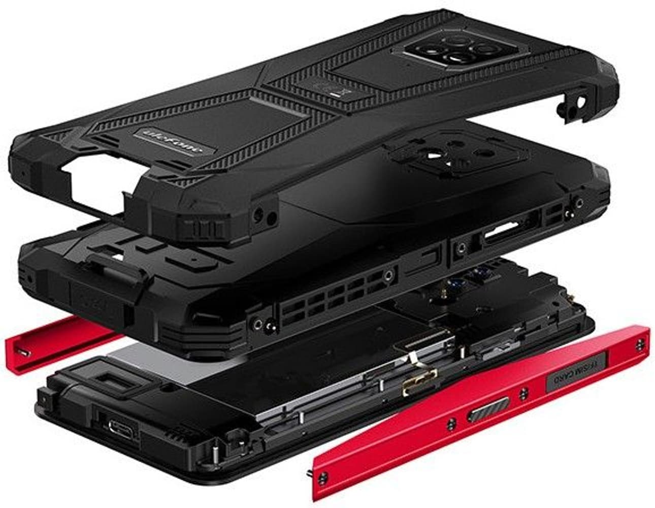 Armor 8 Pro Black/Red, view: 3