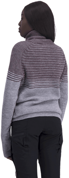 Alta Half Zip Ws Grey Melange/Fig, view: 7