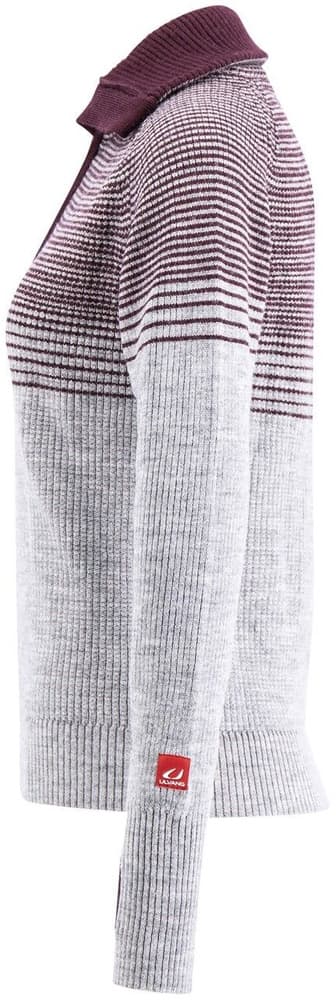 Alta Half Zip Ws Grey Melange/Fig, view: 3