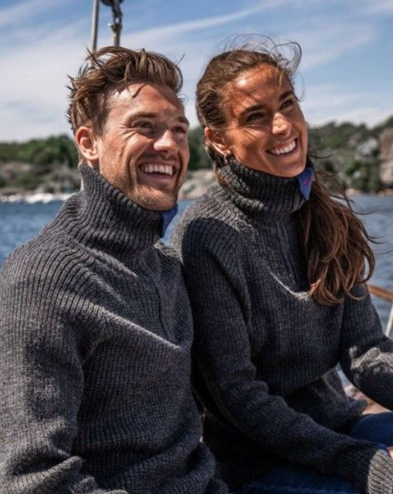 Rav Sweater W/Zip Charcoal Melange, view: 1