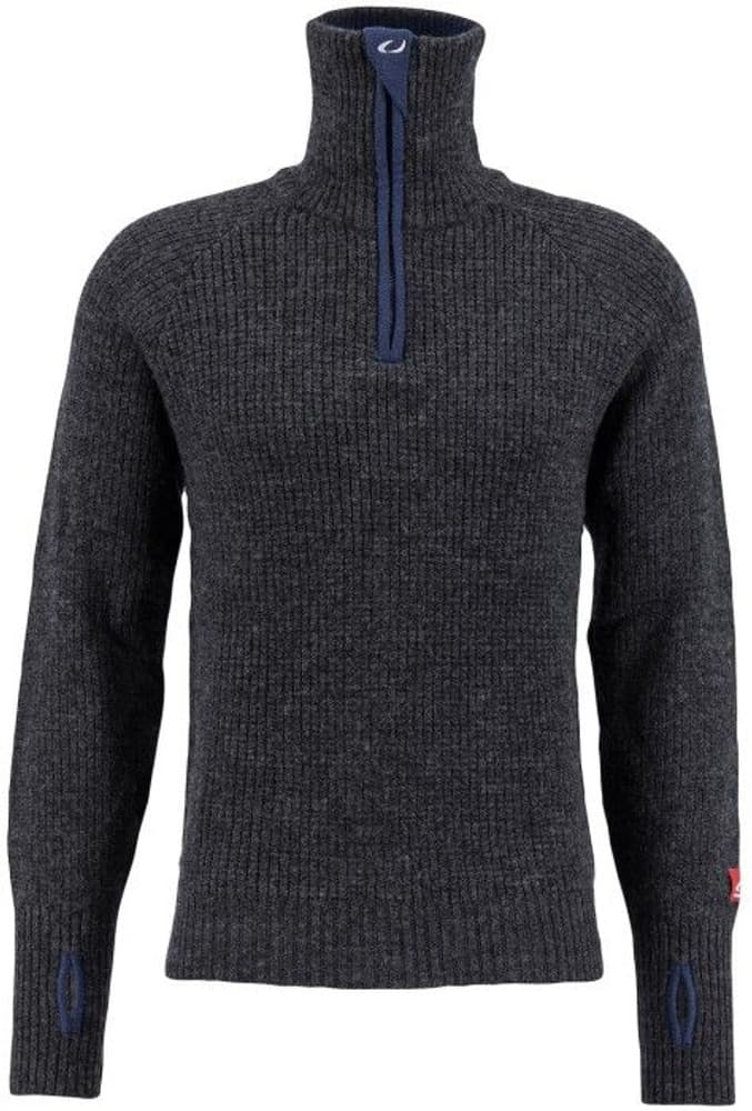 Rav Sweater w/zip Grey Melange, view: 0