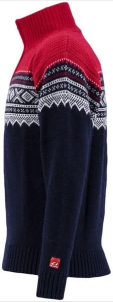 M's Marius Half Zip New Navy/Red/Vanilla, view: 2